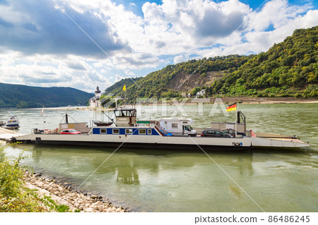 Romantic Rhine valley in Germany 86486245