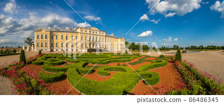Rundale Palace in Latvia 86486345