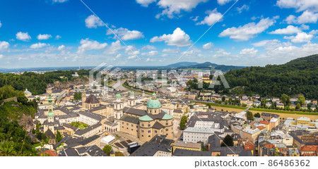 Panoramic view of Salzburg 86486362