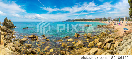 Costa Brava beach, ..Catalonia, Spain 86486363