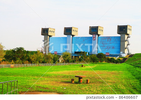 岩淵水門的風景 岩淵水門的風景 86486607