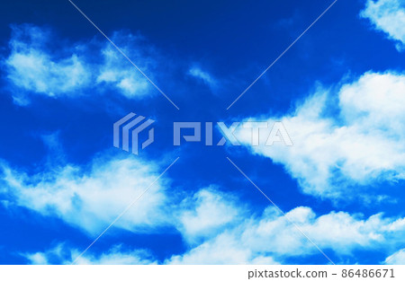 藍天和雲彩風景 藍天和雲彩風景 86486671