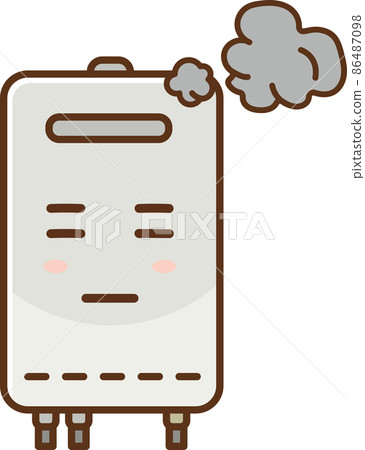 冒煙的熱水器（擬人化） 86487098