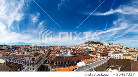 Lisbon Skyline 86487337
