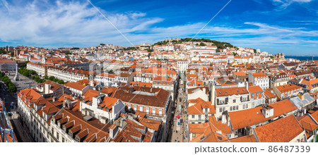 Lisbon Skyline 86487339