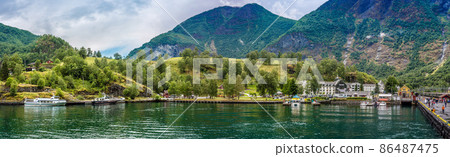 Country summer landscape, Norway Country summer landscape, Norway 86487475