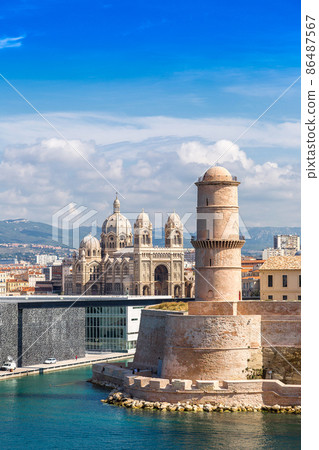 Saint Jean Castle and Cathedral de la Major  in Marseille 86487567