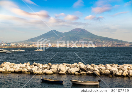 Mount Vesuvius in Naples, Italy 86487729