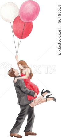 Paris love with Eiffel watercolor clipart icon png 86489019