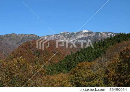 View from Hakusan Observatory in Autumn (Hakusan City, Ishikawa Prefecture) 86490054