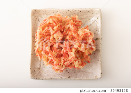 Kakiage of pickled ginger 86493138