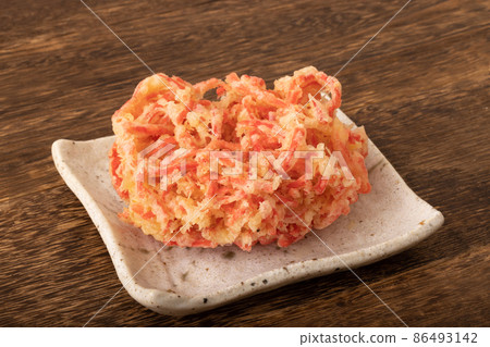 Kakiage of pickled ginger 86493142