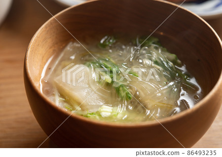 水白菜粉絲湯 水白菜粉絲湯 86493235