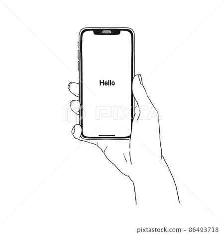 手與智能手機 86493718
