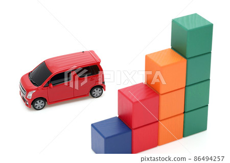 Cars and stairs 86494257