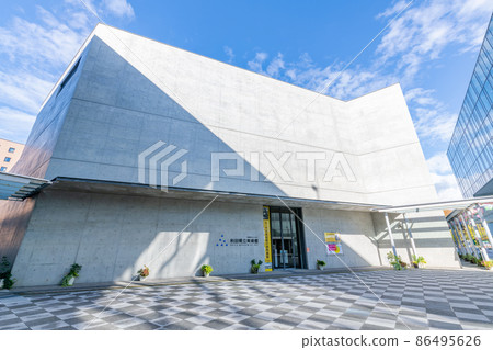 Akita Museum of Art in fine weather, Akita City, Akita Prefecture 86495626