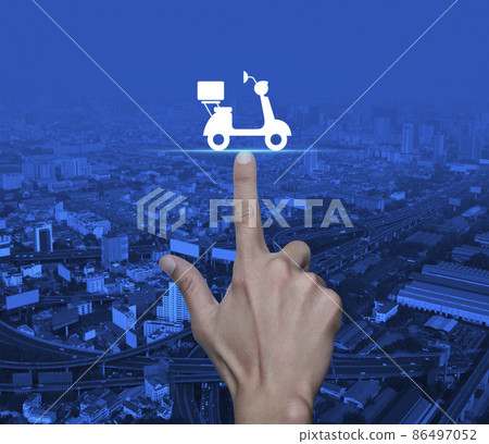 Business delivery service concept 86497052