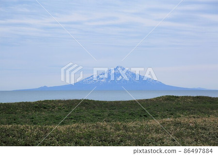 從Sarobetsu原野俯瞰Rishiri島 86497884