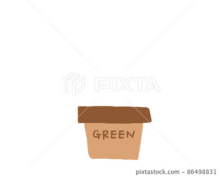 Cute flowerpot / hand-drawn illustration 86498831