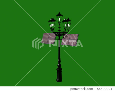 可持續發展目標，太陽能路燈 86499094