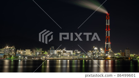 北九州市道海灣工廠夜景 86499601