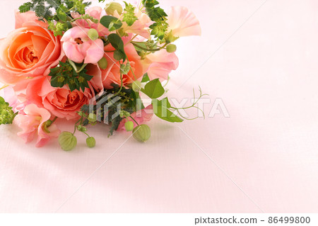 粉紅玫瑰花束 情人節 情人節 母親節 86499800