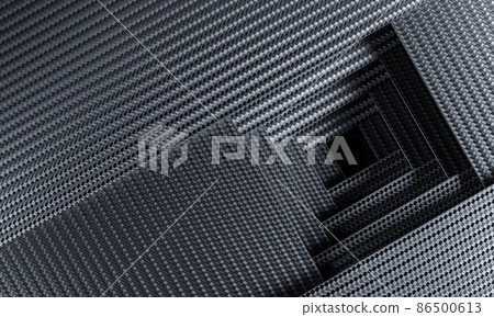carbon fiber geometric themed background. 86500613