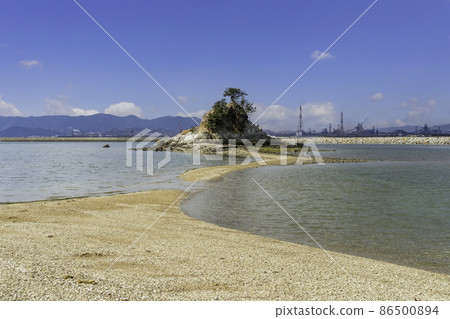 岡山縣笠岡市笠岡的聖米歇爾山 86500894