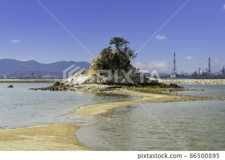岡山縣笠岡市笠岡的聖米歇爾山 岡山縣笠岡市笠岡的聖米歇爾山 86500895