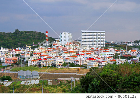 沖繩本島時尚住宅林立的富見城彬彬周邊風景 沖繩本島時尚住宅林立的富見城彬彬周邊風景 86501122