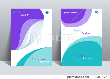 Clean and modern Cover Design Template 86501574