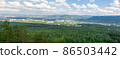 Panoramic view from the observation deck Nikolaevskaya Sopka in the city of Krasnoyarsk 86503442