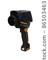thermal imager, device for monitoring the temperature distribution of the investigated surface. front view.  86503463