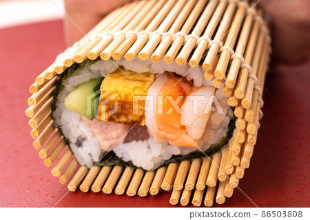 Roll thick sushi 86503808