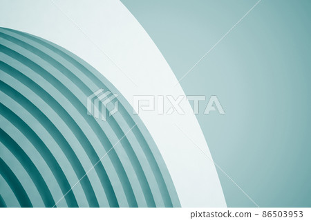 3d blue White Modern Building Concept background 3d blue White Modern Building Concept background 86503953