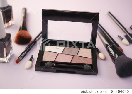 close up of eye shadow on table  86504050