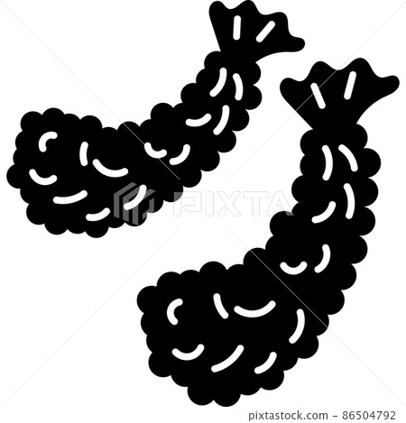 Tempura Glyph Icon Food Vector Tempura Glyph Icon Food Vector 86504792