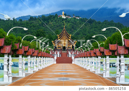 Ho kham luang northern thai style in Royal Flora ratchaphruek in Chiang Mai,Thailand. 86505258
