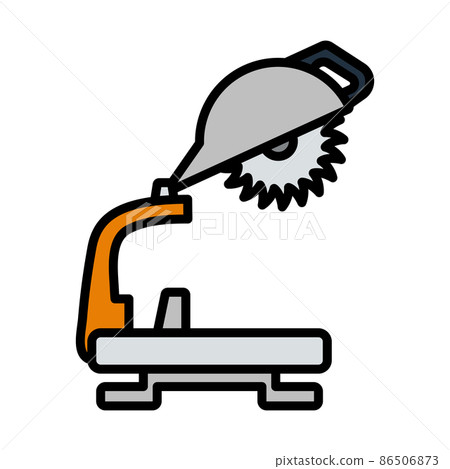 Icon Of Circular End Saw Icon Of Circular End Saw 86506873