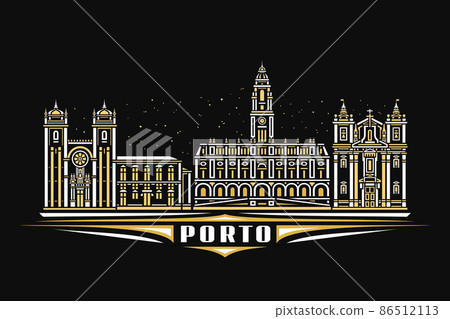 Vector illustration of Porto 86512113