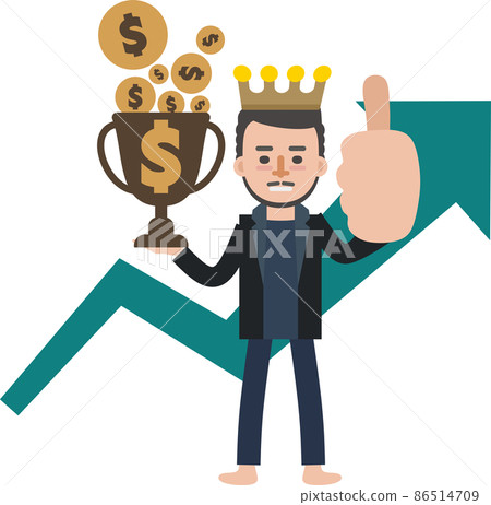 Business related illustrations for a variety of graphic design and advertising applications 86514709