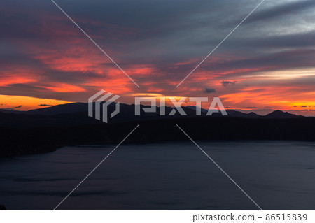 October, Dawn of Lake Mashu, Eastern Hokkaido, Japan 86515839