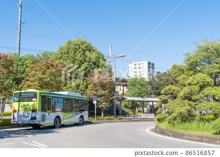 Scenery in front of the station Higashikawaguchi Station Scenery in front of the station Higashikawaguchi Station 86516857