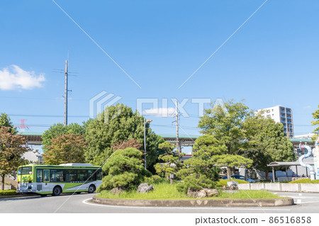 Scenery in front of the station Higashikawaguchi Station 86516858