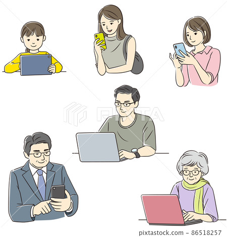 訪問互聯網的人 86518257