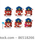 A picture of cheerful cupid love arrow postman cartoon design concept 86518266