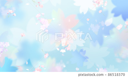 Refreshing cherry blossom background Refreshing cherry blossom background 86518370