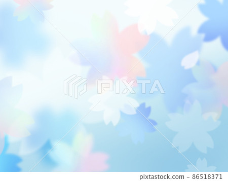 Refreshing cherry blossom background 86518371