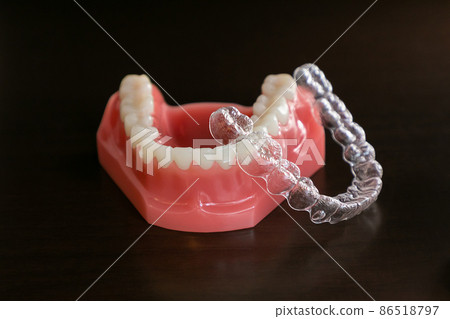 Dental mouthpiece orthodontic image Dental mouthpiece orthodontic image 86518797