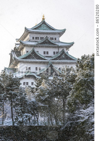 《愛知縣》雪名古屋城 《愛知縣》雪名古屋城 86520280